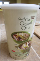 Organic Steel Cut Oatmeal from Trader Joe
