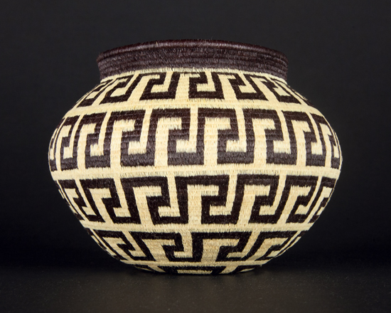 Black & White Basket #2277
