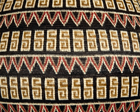 Colorful Geometric Basket #5555
