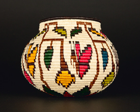 Pictorial Basket #8245