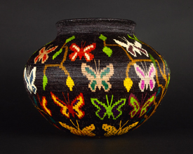 Pictorial Basket #8374