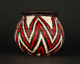 Colorful Geometric Basket #6783